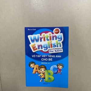 UNIT 7 -  Vở tập viết tiếng anh cho bé (WRITING A-Z)